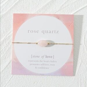 Rose Quartz Stone of Love Bracelet